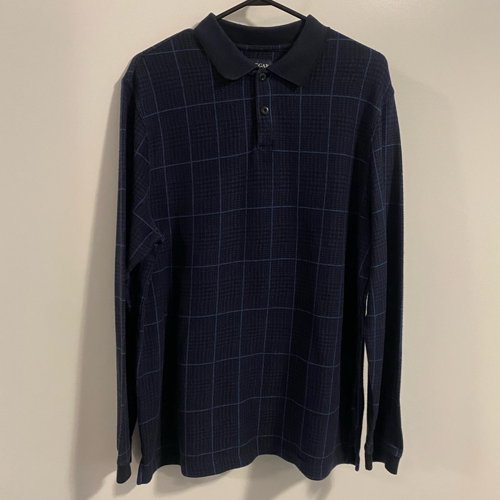 Navy Blue Polo Long Sleeve